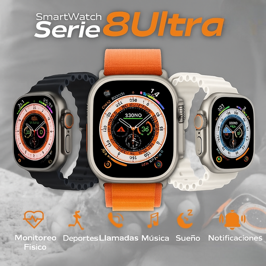 SmartWatch | Serie 8 Ultra,  Innovación Y Monitoreo Avanzado.